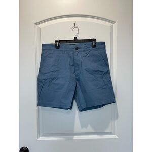 NWT Toad & Co Mission Ridge Shorts High Tide Vintage Wash Blue Size 34 x 8